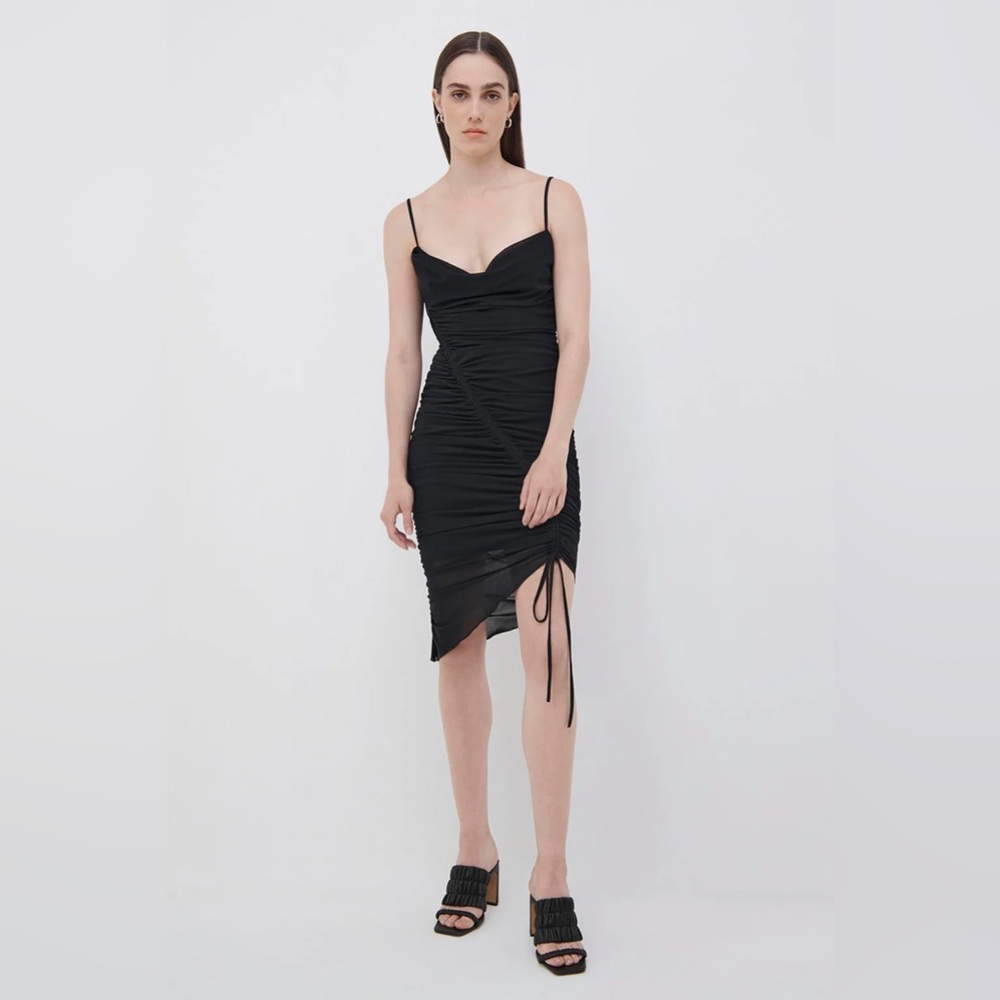 Jonathan simkhai Trixie mesh mini dress BNWT -M